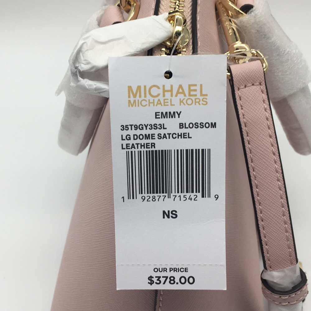 Michael Kors EMMY LG DOME SATCHEL BAG BLOSSOM - Picture 6 of 8